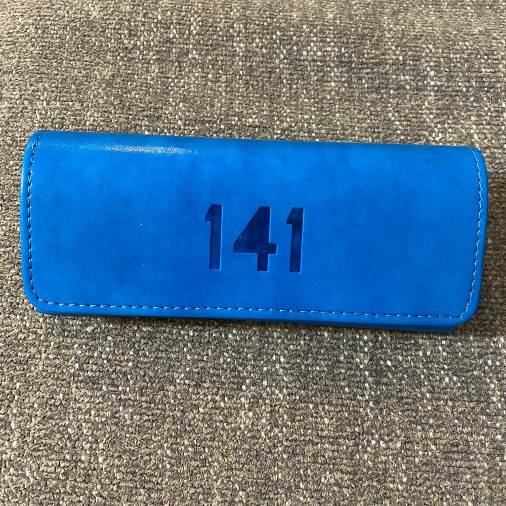 141 Eye Wear Blue Glasses Case